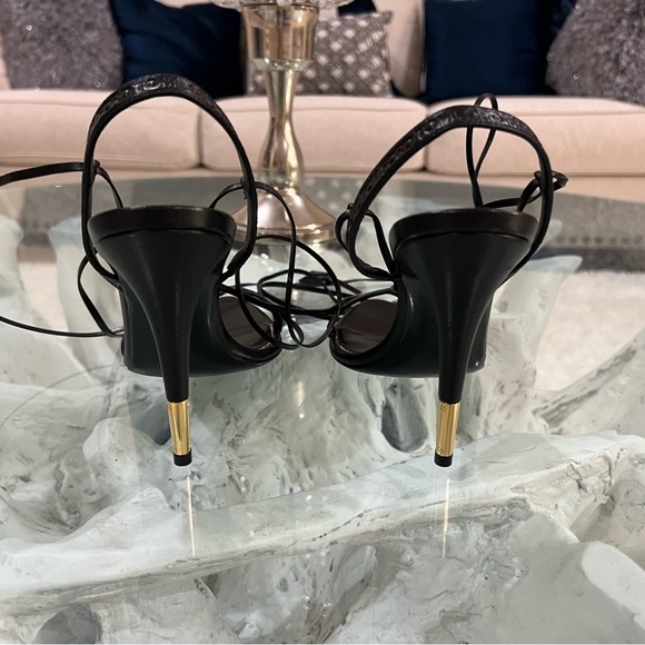 Authentic NIB TOM FORD LEATHER TASSEL ANKLE WRAP SANDAL...RETAIL $1390 - Picture 13 of 13